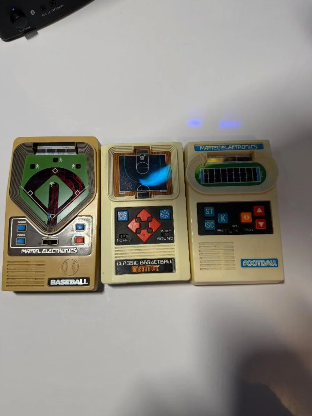 Vintage Baseball, Basketball, Football Electronic Games